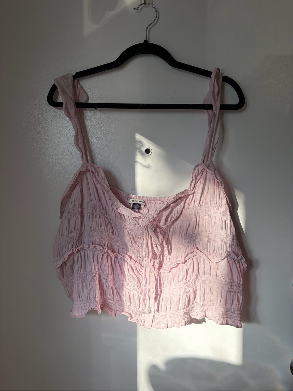 American Eagle Outfitters Lilac Tiered Ruffle Camisole